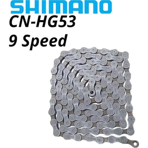 Shimano Alivio HG53 9 Speed chains CN-HG53 Super Narrow HG Bicycle Bike Chain 9-speed 9S 112 links 112L
