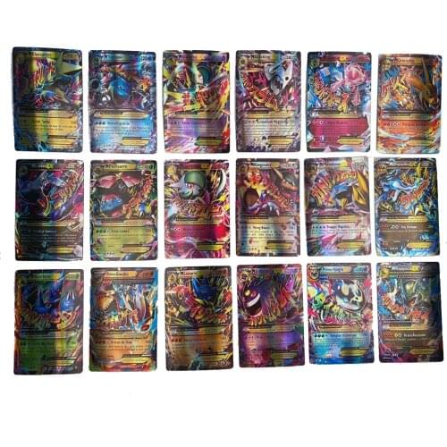 18Pcs Francesas Pokemon Card No Repetition Game Battle Collection Cards Childrens Christmas Gift
