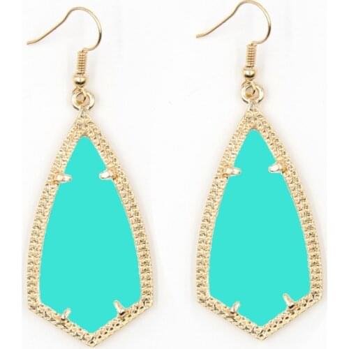 2020 New Fashion Geometric Suspended Arrow Kite Summer Colors Earrings Hook Drop Earrings for Women