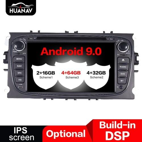 Android9.0 Car DVD player GPS navigation stereo multimedia For Ford Focus 2004-2011 Car radio piayer headunit stereo Auto Satnav