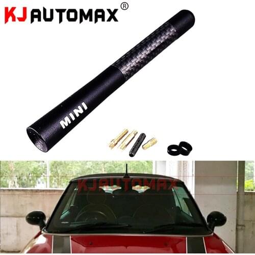 For Mini Cooper Roof Antenna Aerial Carbon Fibre Fiber Car Styling R50 R53 R55 R56 R57 R58 R59 R60 F55 F56 Accessories