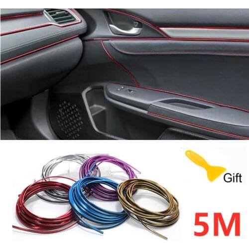5M Car Interior Mouldings Sticker for VW Golf 5 6 7 Jetta MK5 MK6 MK7 CC Tiguan Passat B6 b7 Scirocco New Touareg R line GTI