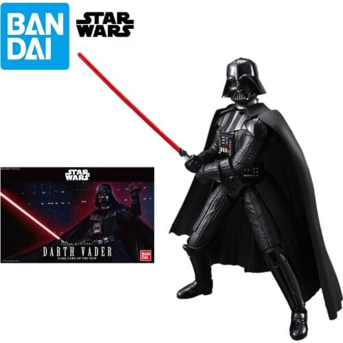 Bandai Star Wars 1/12 Darth Vader Black Samurai Assembled Model Action Figure Adult Ornaments Toys Childrens Gifts