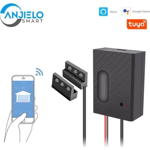 WiFi Switch Garage Door Opener Wireless Remote Control work With Tuya Alexa Google Home Smart Home System Gate Controller