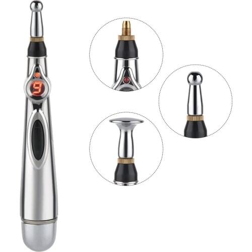Electronic Acupuncture Pen Electric Meridians Laser Therapy Heal Massage Pen Meridian Energy Pen Relief Pain Tools