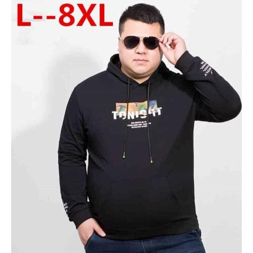 NEW 8XL 7XL T Shirt Men Brand Fashion MenS Hooded Stitching Design Tops & Tees T Shirt Men Long Sleeve Loose Male Tops
