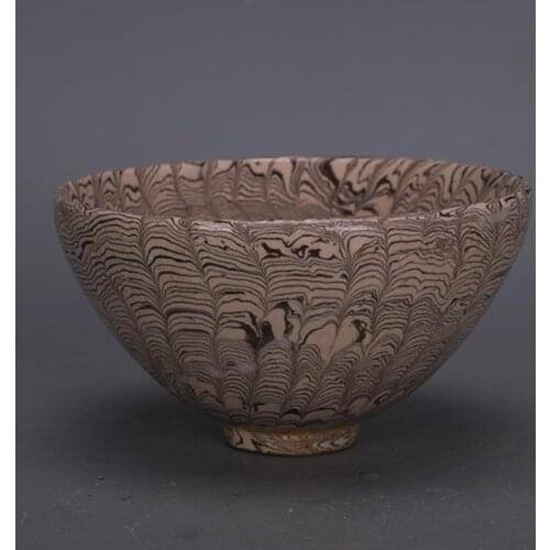 Tang Dynasty Handmade Water-corrugated Porcelain Bowl Tea Cup Bowl Ancient Porcelain