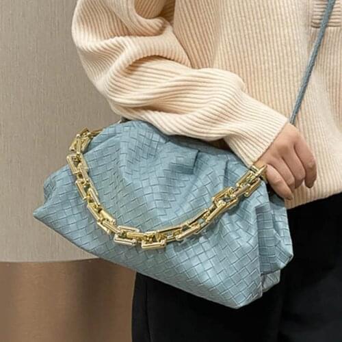 Cloud Bag Fashion Pleated Chain Handbag Luxury Brand Versatile Simple messenger Bag Women Brand Dumpling Hand Bag 2021 new