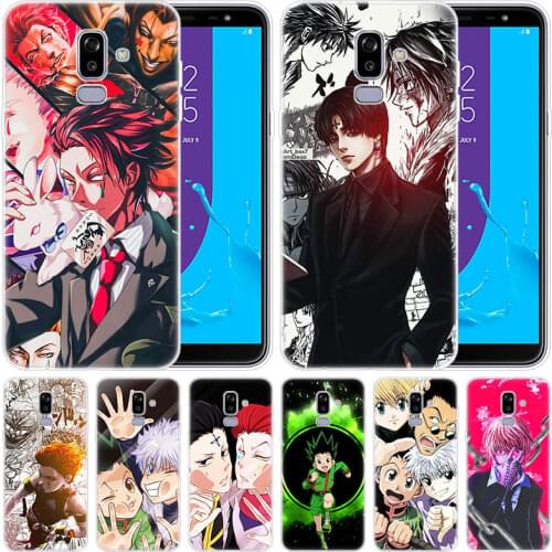Soft Silicone Case Anime Hunter X Hunter Hisoka for Samsung Galaxy J8 J7 J6 J4 J2 2018 Core J3 2016 J5 2017 EU J4 Plus J7 Prime