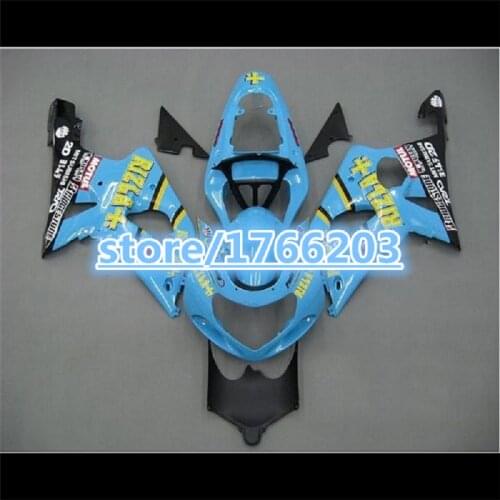 New ABS fairings for suzuki gsxr1000 00 01 02 blue black bodywork fairing kit GSXR 1000 2000-2002 fairing