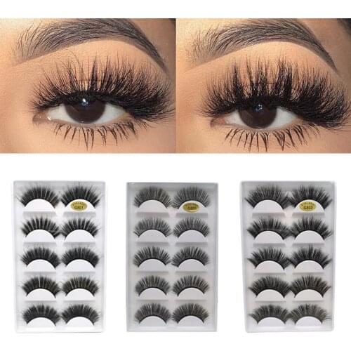 3D False Eyelashes Fluffy Soft Wispy Volume Natural Long Eye Lashes Reusable Eyelashs Makeup Handmade Makeup Beauty Tool