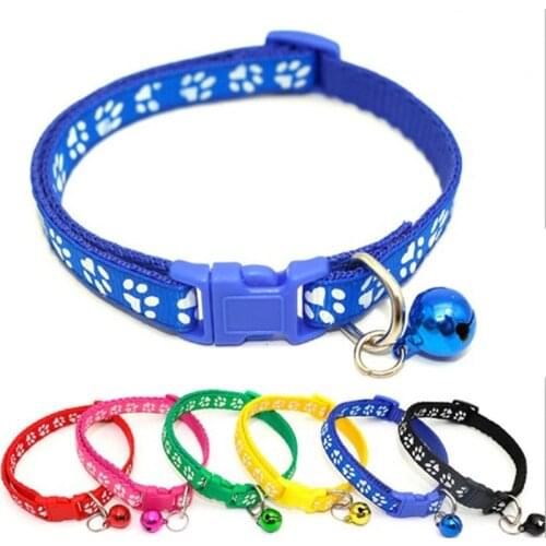 Candy Color Cat Collar With Bell Adjustable Buckle Collar Pet Supplies Cat Accessories Collar Small Dog Cat Collar Pet Collar