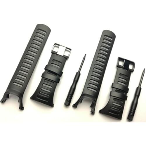 Watchband for Suunto Ambit 1 2 3 4 peak 2R / S Sapphire Mens Watch Rubber strap band And Screwdriver Watch Accessories