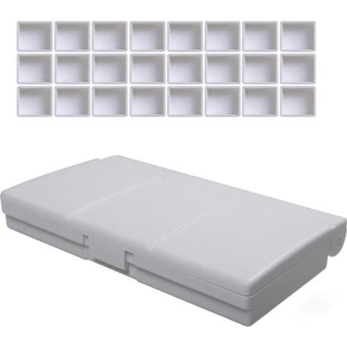 Folding Moisturizing Watercolor Palette for artist Watercolor OilPaint 12/24Grid HX6A