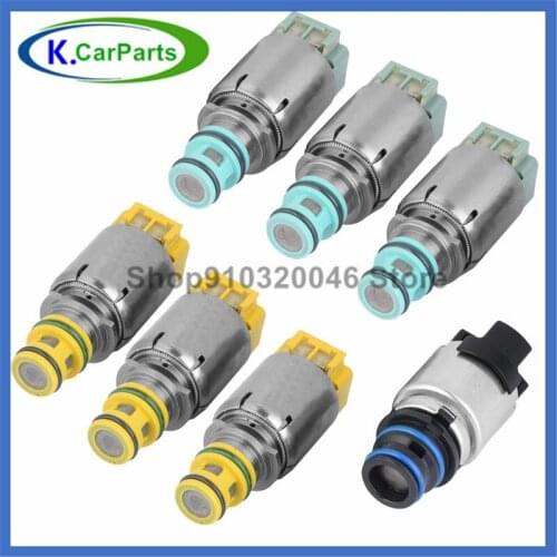 7PCS 6T45E 6T40 Transmission shift Solenoid for Chevrolet Cruze Epica Lacetti Astra Antara Saab 9'4 OEM Remanufactured