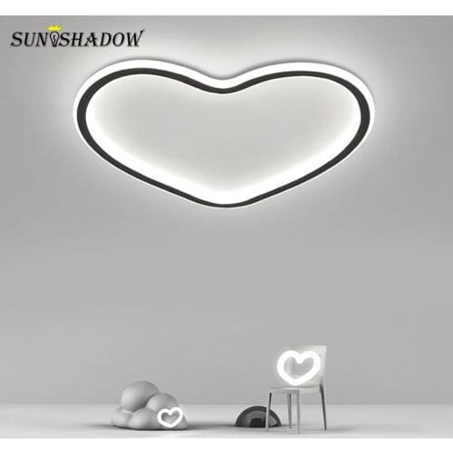 Modern Ceiling Light Led Lustre Black&White Decoration Home Ceiling Lamp for Living room Bedroom Dining room Kitchen Luminaires