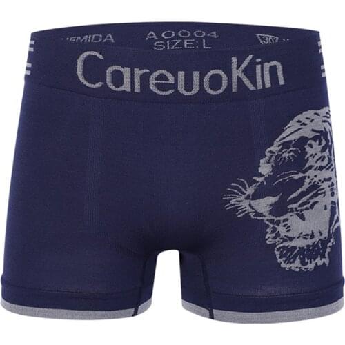 * Item Description:Men Seamless Boxers Trunks Mid Waist Underwear Design Color Stretch Brief Underwear