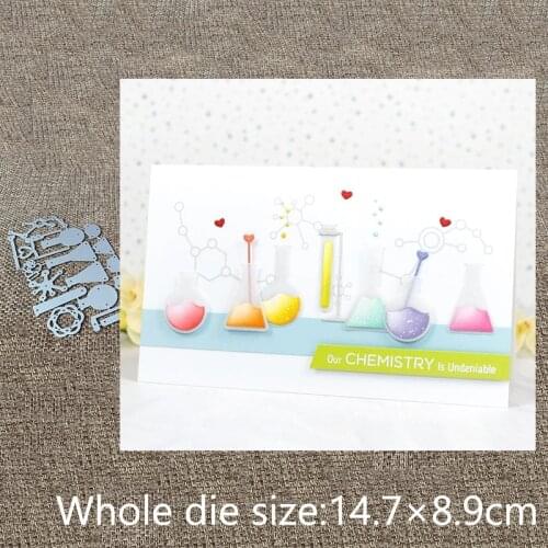 XLDesign Craft Metal Cutting Dies stencil mold experiment Beaker decoration scrapbook Album Paper Card Craft Embossing die cuts