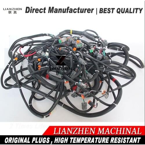 Excavator sapre replacements electric parts PC300-7 new series outer cabin komatsu wiring harness 207-06-71114 2070671114