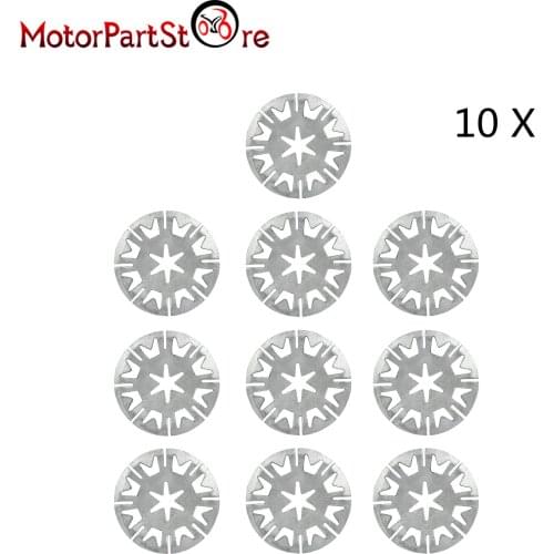 10x Undertray Exhaust Heat Shield Clip Nut Washers For VW Transporter T4 T5 POLO GOLF Passat Audi Ford N90796501 N90796502
