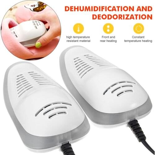 200V UV Shoes Dryer Heater Secador Deodorizer Dehumidifier Device Foot Warmer Heater For Winter Shoes Drying Rack Electric GX08