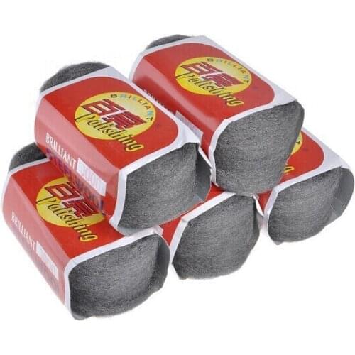 Free Shipping High quality 5pcs/lot, Grit 000# Metal Fibre Steel Wool, Polishing Wool, Polishing Pad