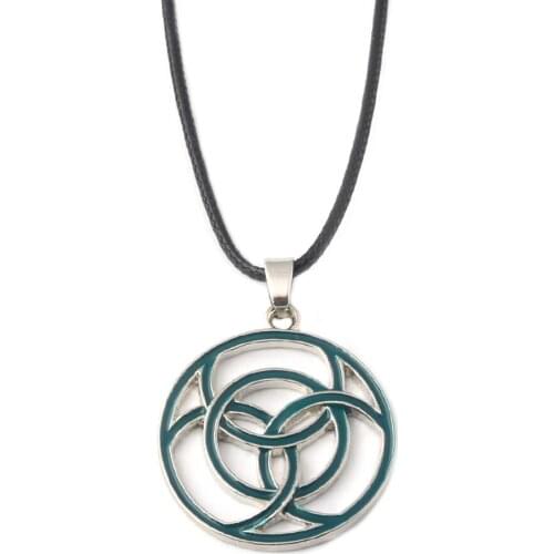 Hot Game Horizon Zero Dawn Pendant Necklace Woman Man Hollow Pendant Chain Jewelry Cosplay Accessories Gift