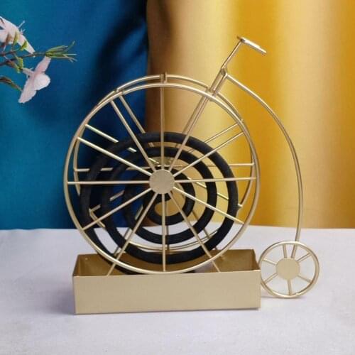 Mosquito Coil Holder Portable Retro Iron Incense Burner Holder Frame for Home