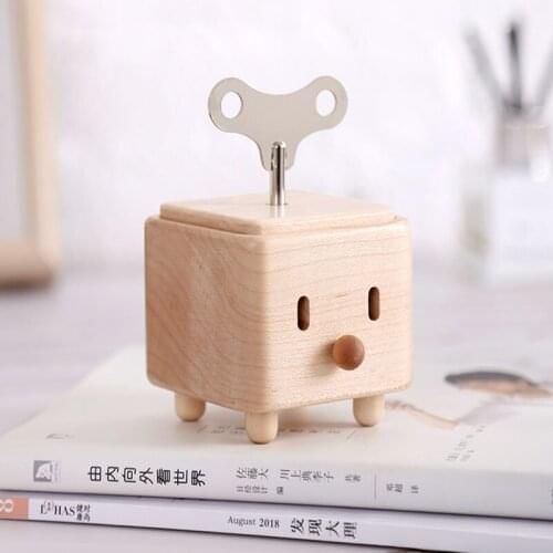 Movement Small Wood Cute Music Box Clockwork Decorative Boxes Music Accessories My Melody Caja Musical Birthday Gift EH50MB
