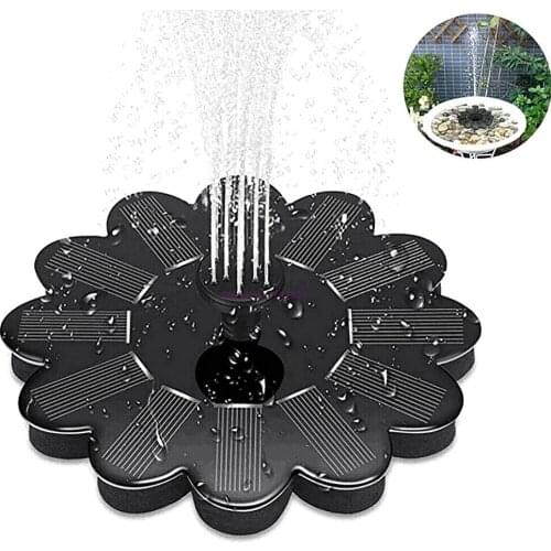 10Pcs/Lot Solar Fountain Garden Kit Solar Water Pump Outdoor Landscape Fish Pool Pond Solar Water Pump Floating Decoration