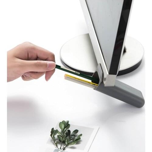 Creative Pasteable Pen Holder Desktop Storage Boxes Desk Pen Pencil Organizer Office Sundries Storage School Stationery Holders