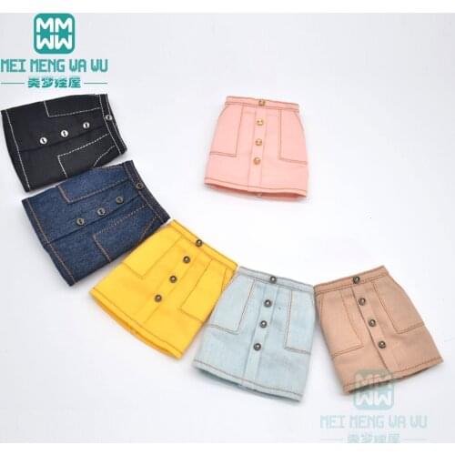 Blyth Doll Clothes fashion Snow hat strapless shirt, mini dress for 28-30cm Blyth Azone doll accessories