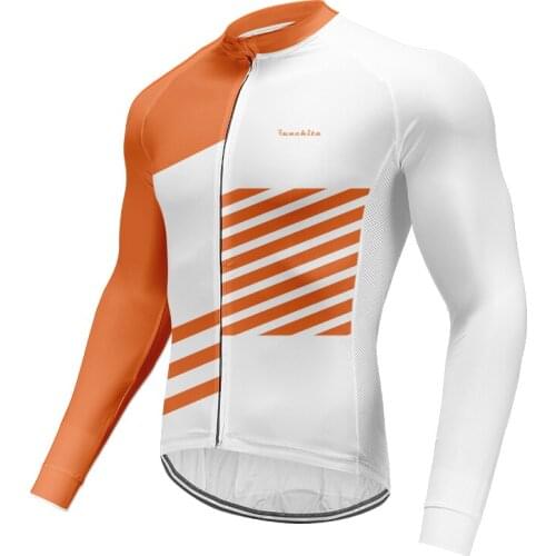 Men Pro Team Cycling Clothing spring/autumn Breathable Cycling Jersey Long Sleeve Mountain Bike Jersey Bicycle Clothing