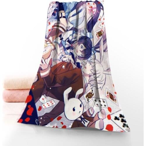 New Custom Bungou Stray Dogs Towel Printed Cotton Face/Bath Towels Microfiber Fabric For Kids Men Women Shower Towels 70X140cm