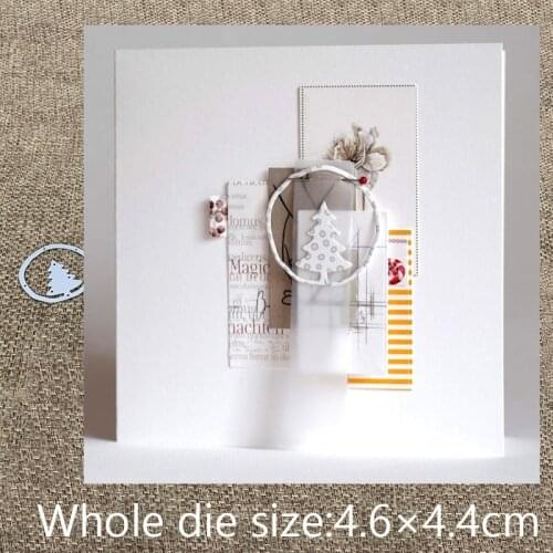 New Design Craft Metal Cutting Die cut dies tree circle ring decoration scrapbook Album Paper Card Craft Embossing die cuts