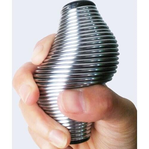 New Spring Grip Ball Metal Gripper Rehabilitation Gripper Elastic Chromium-plated Metal Gripper Finger Spring Grip Ball