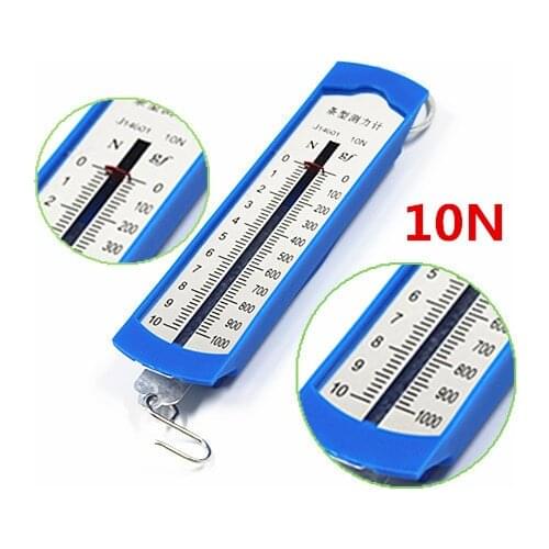 Wholesale Newton meter,Force Meter,1N / 2.5N / 5N / 10N dynamometer,Plastic tubular spring balances,Physics Lab experiment