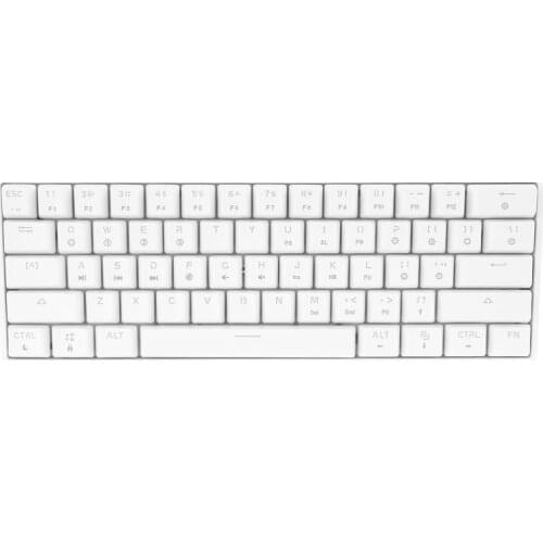 SK61 Portable 60% Mechanical Keyboard Gateron optical Switches RGB Backlit Hot Swappable Wired Gaming Keyboardfor PC Mac