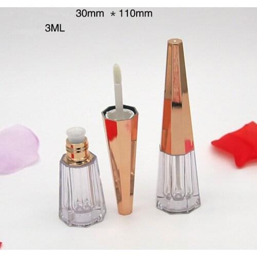 Mini Pretty Empty Lip Gloss Tube 3ml Liquid Lipstick Lip Balm Bottle Container for Sample Travel Fashion Girl Gift 150pcs/lot