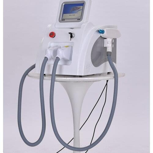 Hottest portable 2 in 1 elight ipl opt shr rf nd Yag Laser Tattoo removal/ipl hair removal machine