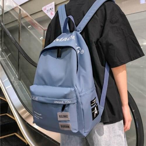 2020 Women School Backpack Student School Bags for Teenage Girls boy Satchel Bookbag Teen High Schoolbag Bagpack men