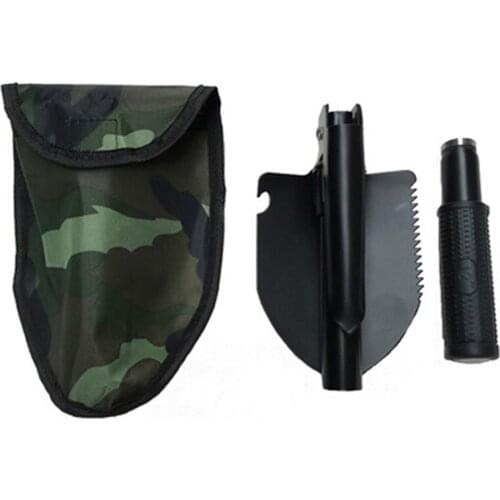 Outdoor Multifunction Shovel Foldable Portable Belt Digging Mud Cut Tree Shovel Hiking Camping Tool Travel Survival Tool