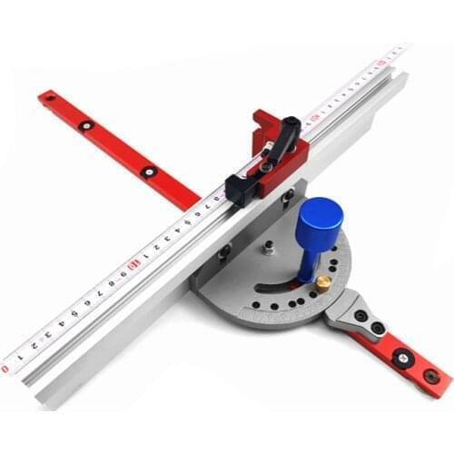 Miter Gauge Woodworking Tool with track Stop Angle Miter Gauge Guide Engraving Machine Router Table Saw DIY Tools