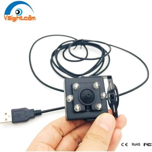 Factory 1080P Sensor Digital Cmos Module 2mp USB2.0 Night Vision infrared Mini USB Camera with LEDs for Android Linux Windows PC