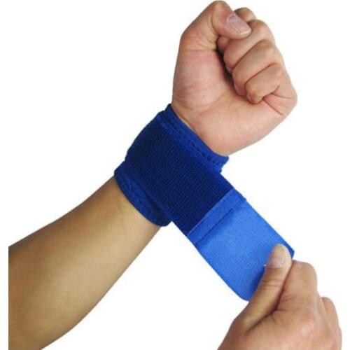 1Pair Unisex Sport Adjustable Wristband Wrist Brace Support Bandage Gym Strap
