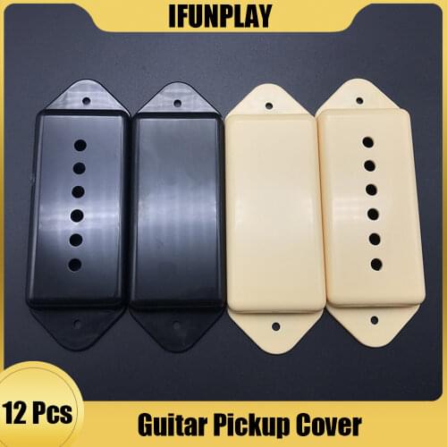 12/60pcs P90 Style Sealed 6 String Guitar Pickup Cover/Lid/Shell/Top for Electric Guitar DESF 50mm 52mm Neck Bridge Pickup