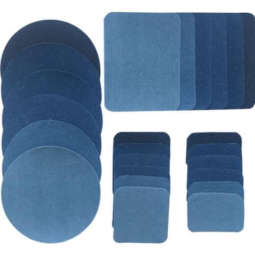 6pcs/lot Elbow Knee Sticker Sleeve Against Jeans Patch Iron On Patches Repair Denim Patches For Clothes Jeans Clothing Accessory
