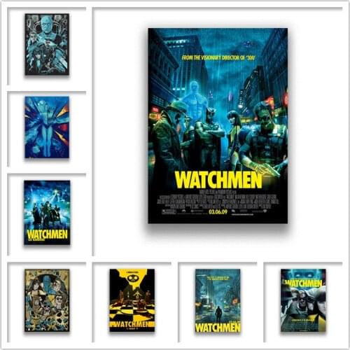 Watchmen White Coated Paper Prints Clear Image Home Decoration Livingroom Bedroom Bar Home Art Brand