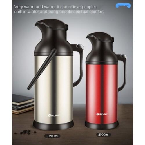 Hot water bottle home stainless steel insulation bottle student dormitory with a large-capacity kettle water bottle
