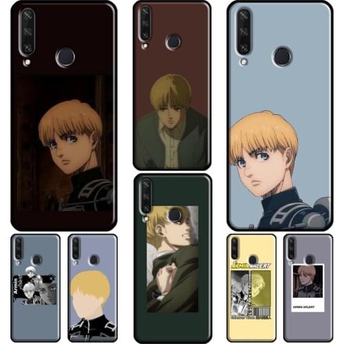Armin Arlert Attack on Titan Cool For Huawei Y3 II Y5 Y7 2017 Y6 Prime 2018 Y9 2019 Y7A Y5P Y6P 2020 Nova 5T 2i Phone Case